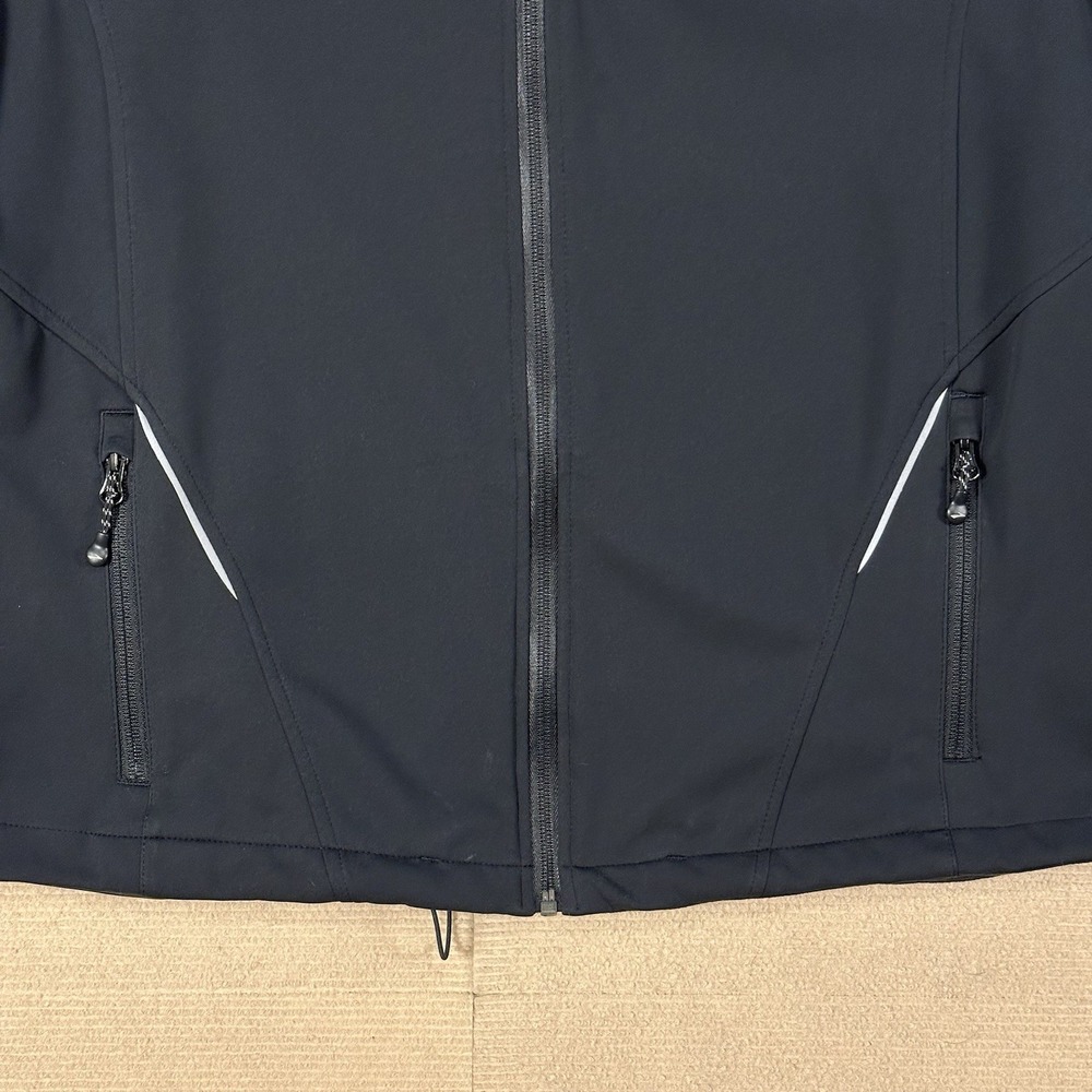 Brooks Shelter Technology Running Jacket Mens L Black Full Zip Reflective - Picture 3 of 16
